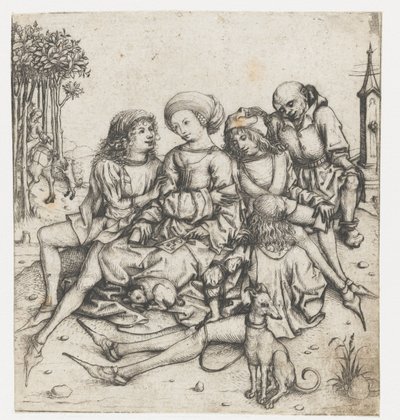 jugadores de cartas de Meester van het Amsterdamse Kabinet