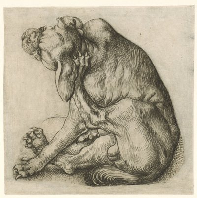 perro arañando de Meester van het Amsterdamse Kabinet