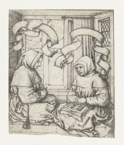 dos monjes de Meester van het Amsterdamse Kabinet