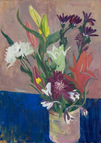 Flores de verano, 2016 (óleo sobre lienzo) de Megan Williamson