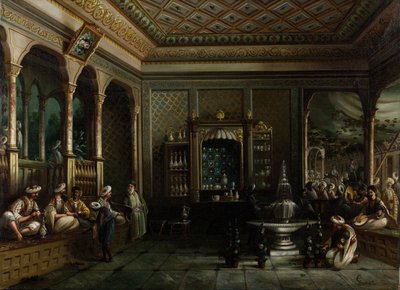 Casa de café en Tophane de Megerdich Jivanian