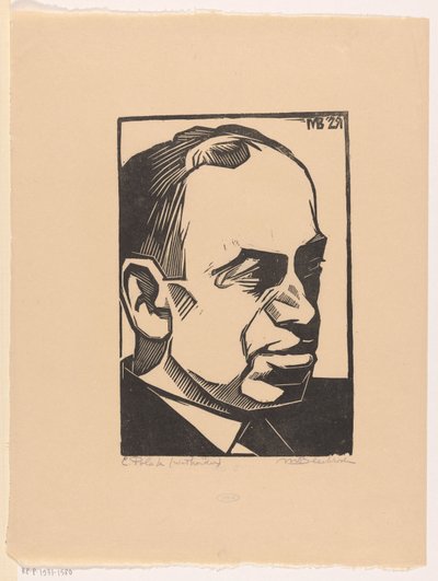 Retrato de Eliazer Polak de Meijer Bleekrode (signed by artist)