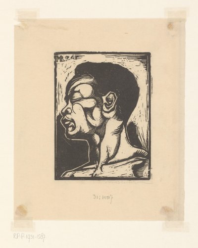 Hombre negro de Meijer Bleekrode (signed by artist)