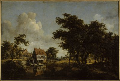 Los molinos, entre 1664 y 1668 (óleo) de Meindert Hobbema