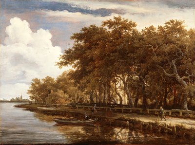 Ver a lo largo del Amstel de Meindert Hobbema