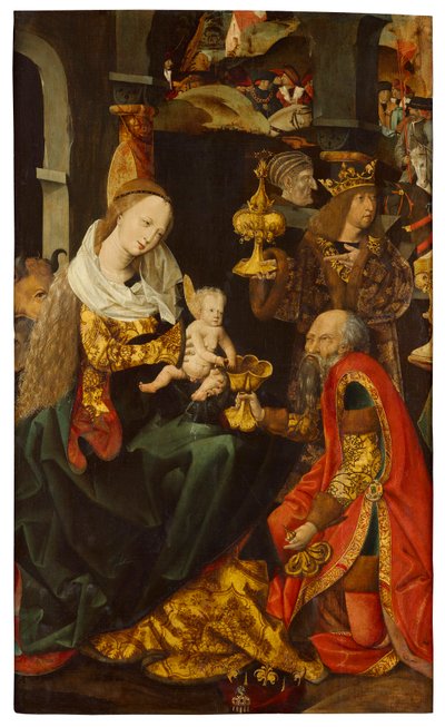 Adoración de los Magos de Meister der Habsburger