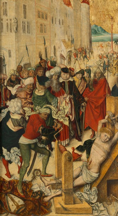 martirio de san erasmus de Meister der Heiligenmartyrien