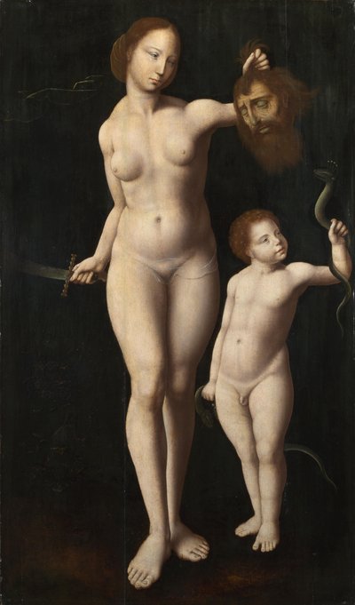 Judith y el infante Hércules, c. 1525 de Meister der Mansi Magdalena