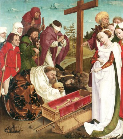 Traslado de los huesos de St. osvaldo de Meister der Oswaldlegende