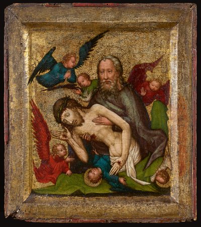 Santísima Trinidad ("La angustia de Dios") de Meister der St. Lambrechter Votivtafel (Werkstatt)