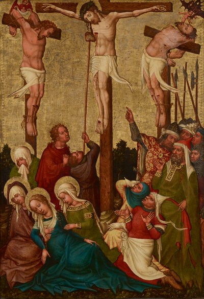 Crucifixión de Cristo de Meister der St. Lambrechter Votivtafel