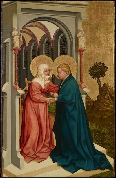 Visitación de María de Meister des Albrechtsaltars