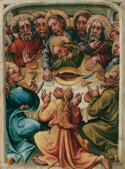 Última cena de Meister des Friedrichsaltars