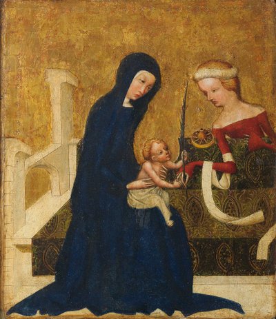 Matrimonio Místico de St. catalina de Meister von Heiligenkreuz