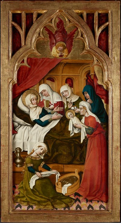 nacimiento de maría de Meister von Schloss Lichtenstein