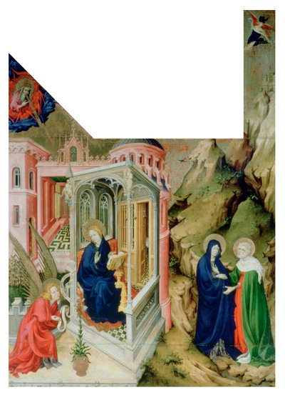 Anunciación y Visitación (1394-1399) de Melchior Broederlam