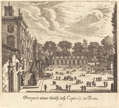 Capitolina, Roma de Melchior Küsel after Johann Wilhelm Baur