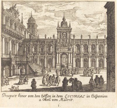 Escorial, España de Melchior Küsel after Johann Wilhelm Baur