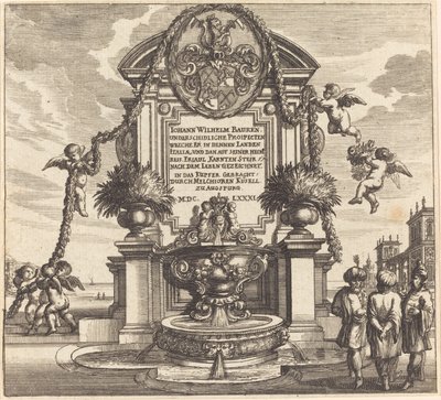 Página de Título de Melchior Küsel after Johann Wilhelm Baur