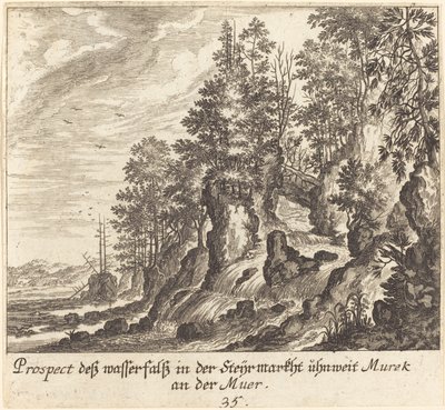 Cascada de Melchior Küsel after Johann Wilhelm Baur