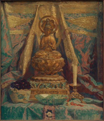 Naturaleza muerta con Buda de Melchior Lechter