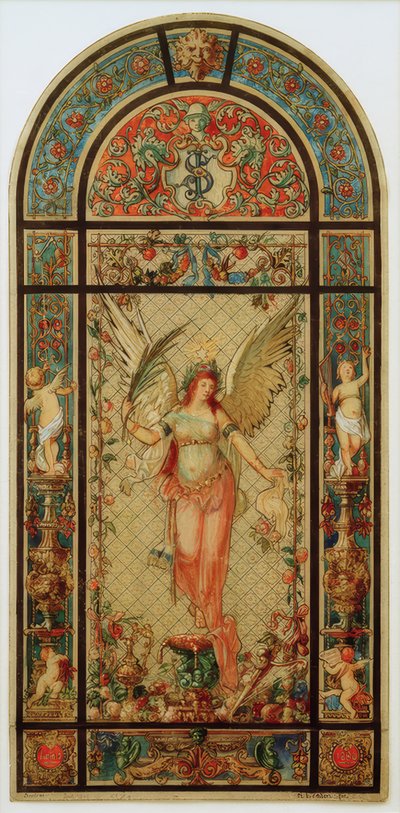 Diseño para una ventana de Melchior Lechter