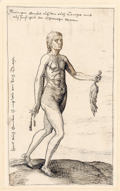 Una mujer de Gambia, 1583 de Melchior Lorck
