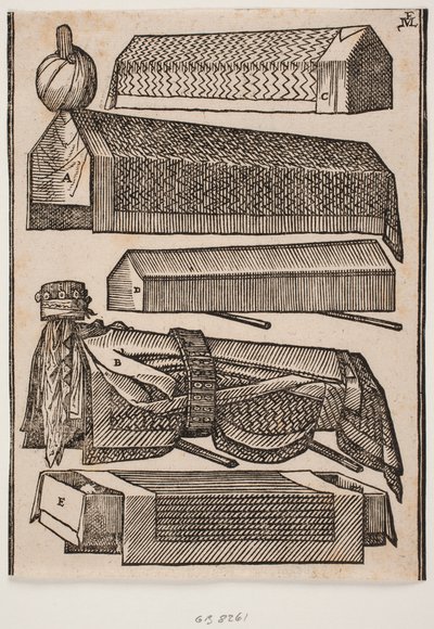 Cinco ataúdes turcos de Melchior Lorck