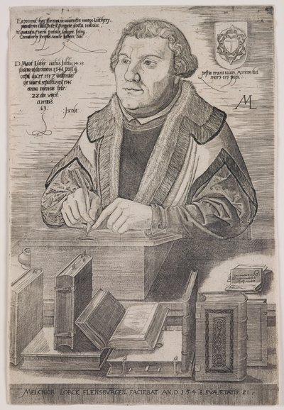 Martín Lutero de Melchior Lorck