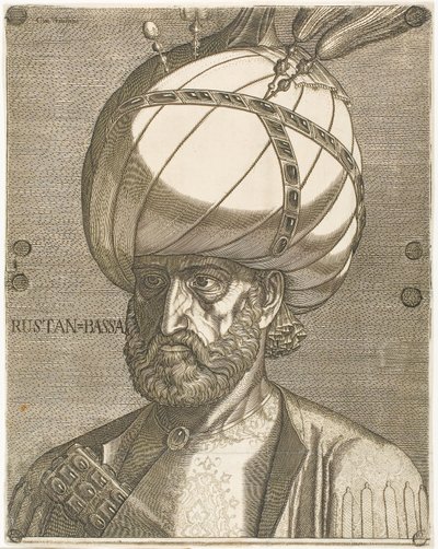 Retrato de Ismail, embajador del sha persa Tahmasp I de Melchior Lorck