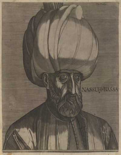Retrato del Sultán Suleiman el Magnífico de Melchior Lorck