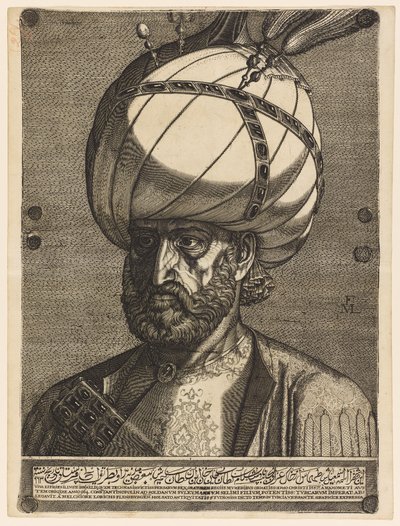 Retrato del embajador persa Ismael de Melchior Lorck