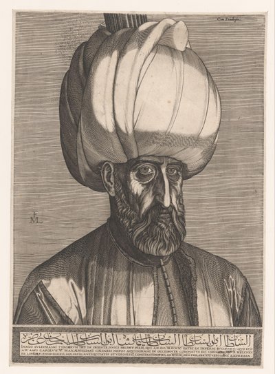 Porter van sultan Solimán I de Melchior Lorck