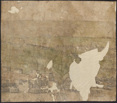 Perspectiva de Constantinopla, hoja 18, Melchior Lorck, 1559 de Melchior Lorck