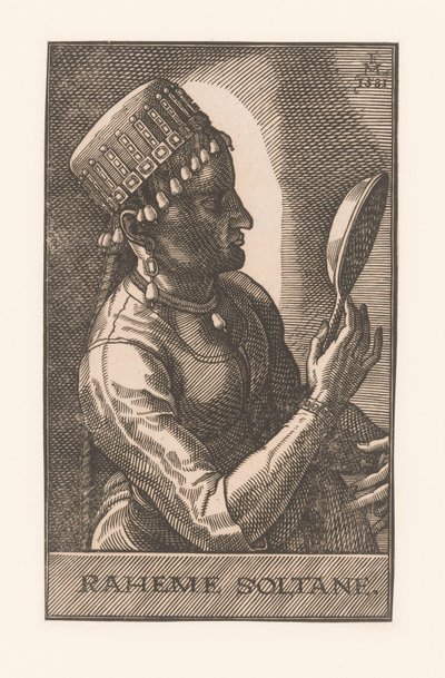 Raheme Soltane (título en el objeto) de Melchior Lorck
