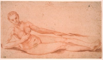 Desnudo femenino reclinado de Melchior Lorck