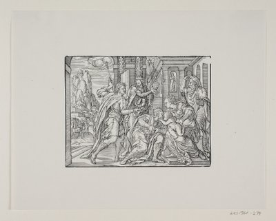 La adoración de los magos de Melchior Lorck