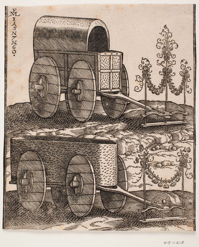 Dos carros de Melchior Lorck