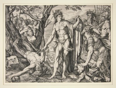 El desollamiento de Marsyas de Melchior Meier