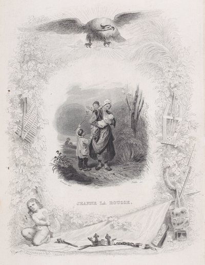Jeanne la pelirroja, de Las canciones de Béranger, 1829 de Melchior Peronard