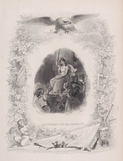 La Diosa Libertad, de Las Canciones de Béranger, 1829 de Melchior Peronard