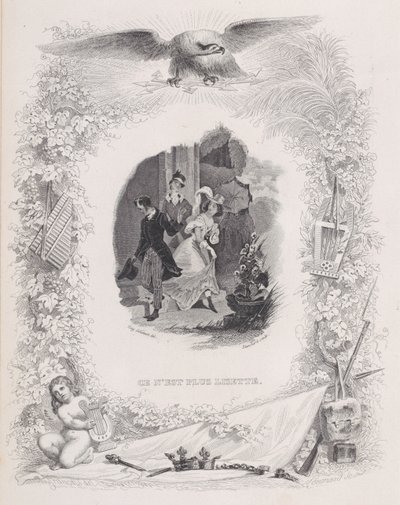 Ya no es Lisette, de Las Canciones de Béranger, 1829 de Melchior Péronard, Auguste Blanchard I