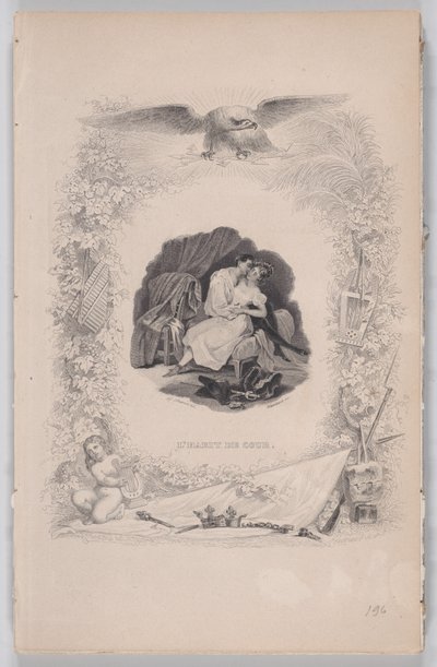 El traje de corte, de Las canciones de Béranger, 1829. Creadores: Melchior Péronard, Auguste Blanchard I de Melchior Péronard, Auguste Blanchard I