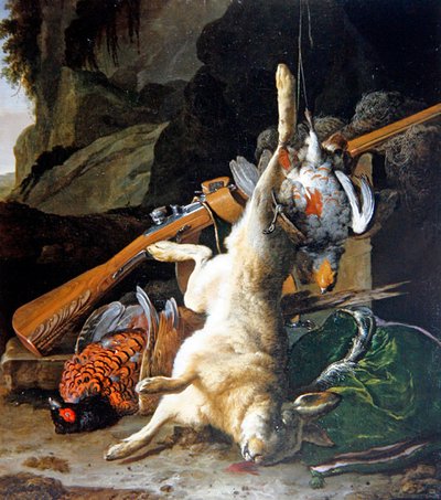 Una naturaleza muerta de caza muerta de Melchior de Hondecoeter