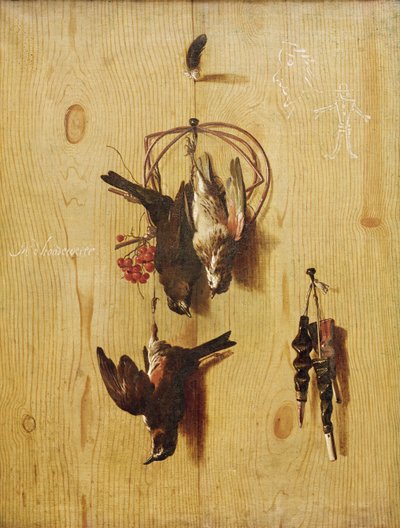 Pájaros muertos de Melchior de Hondecoeter