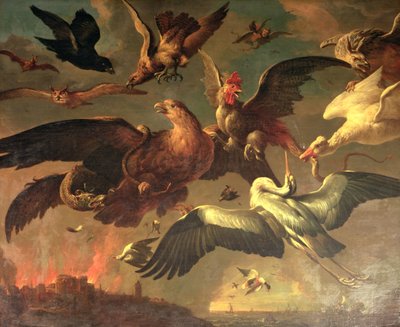 Guerras de William III en las Tierras Bajas de Melchior de Hondecoeter