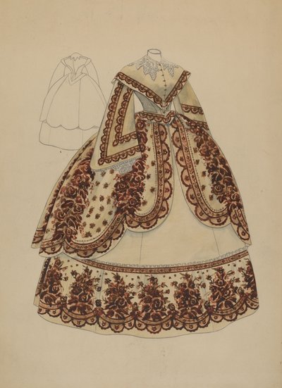Vestido, c. 1936 de Melita Hofmann