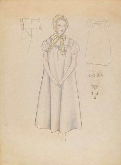 Camisón y gorro de Melita Hofmann