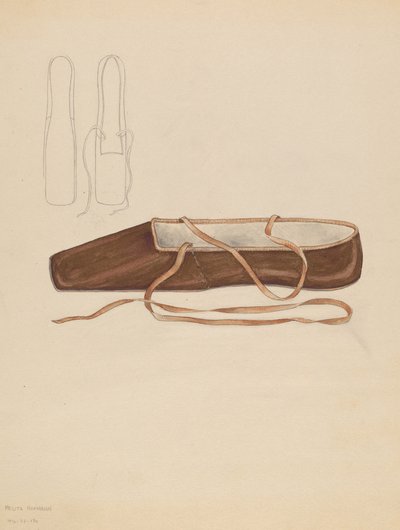 Zapatilla, c. 1936 de Melita Hofmann