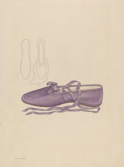 Zapatilla, c. 1936 de Melita Hofmann